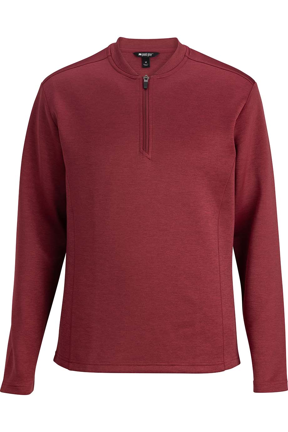 Edwards Point Grey Mens Quarter Zip 3482