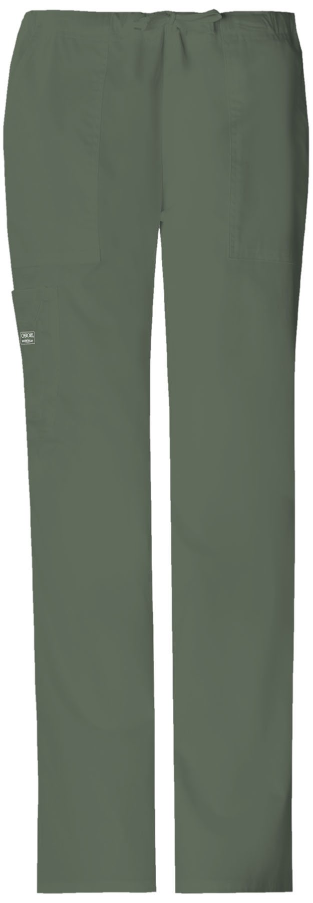 Cherokee Ladies WW Core Stretch  Mid Rise Drawstring Cargo Pant 4044P - Petite