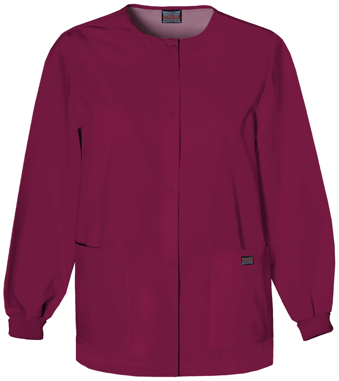 Cherokee Workwear Snap Front Warm-Up Jacket 4350