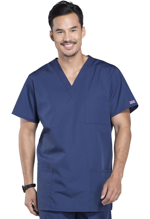 Cherokee Workwear Unisex V-Neck Top 4876T