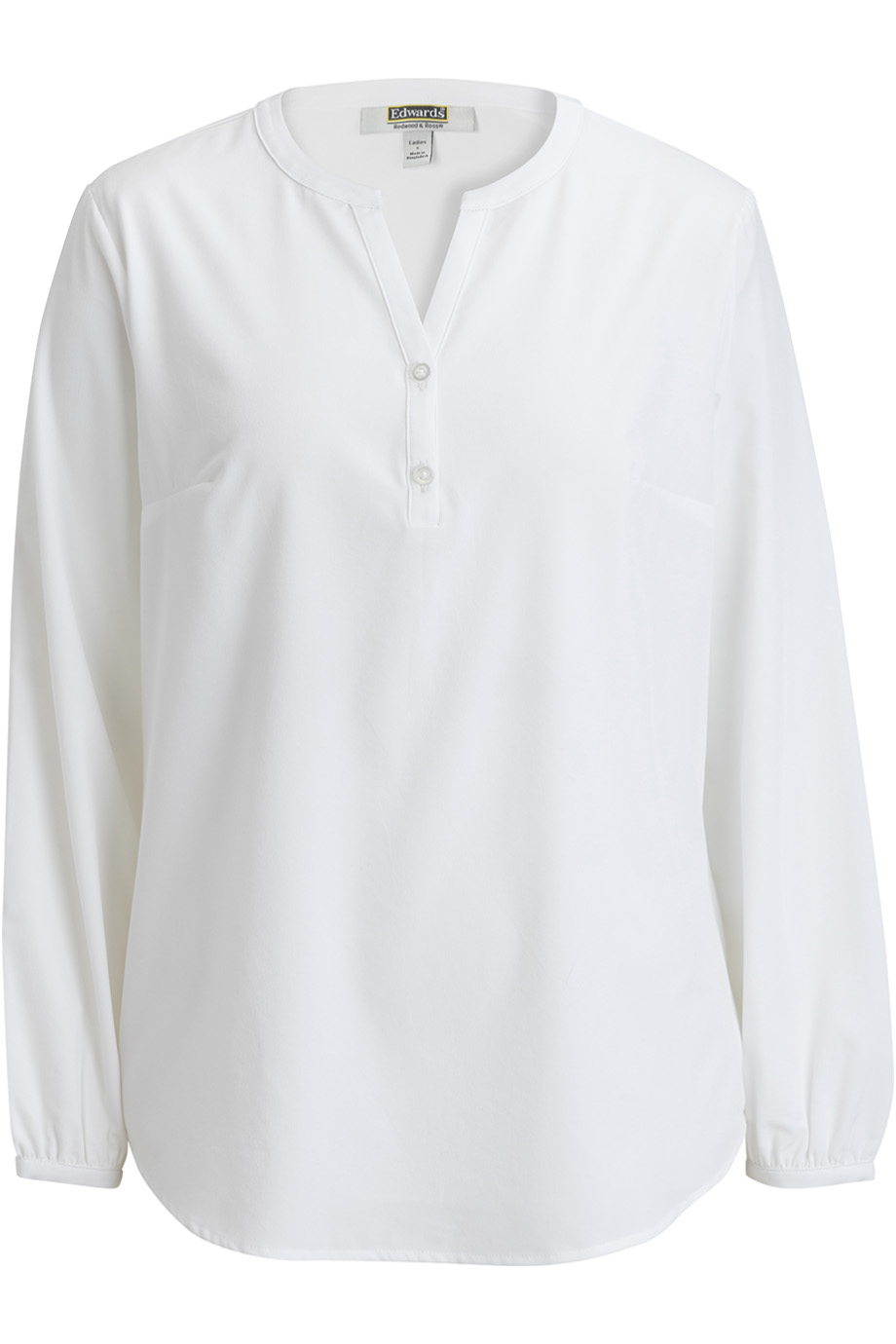 Edwards Open V Neck Ladies Blouse 5275