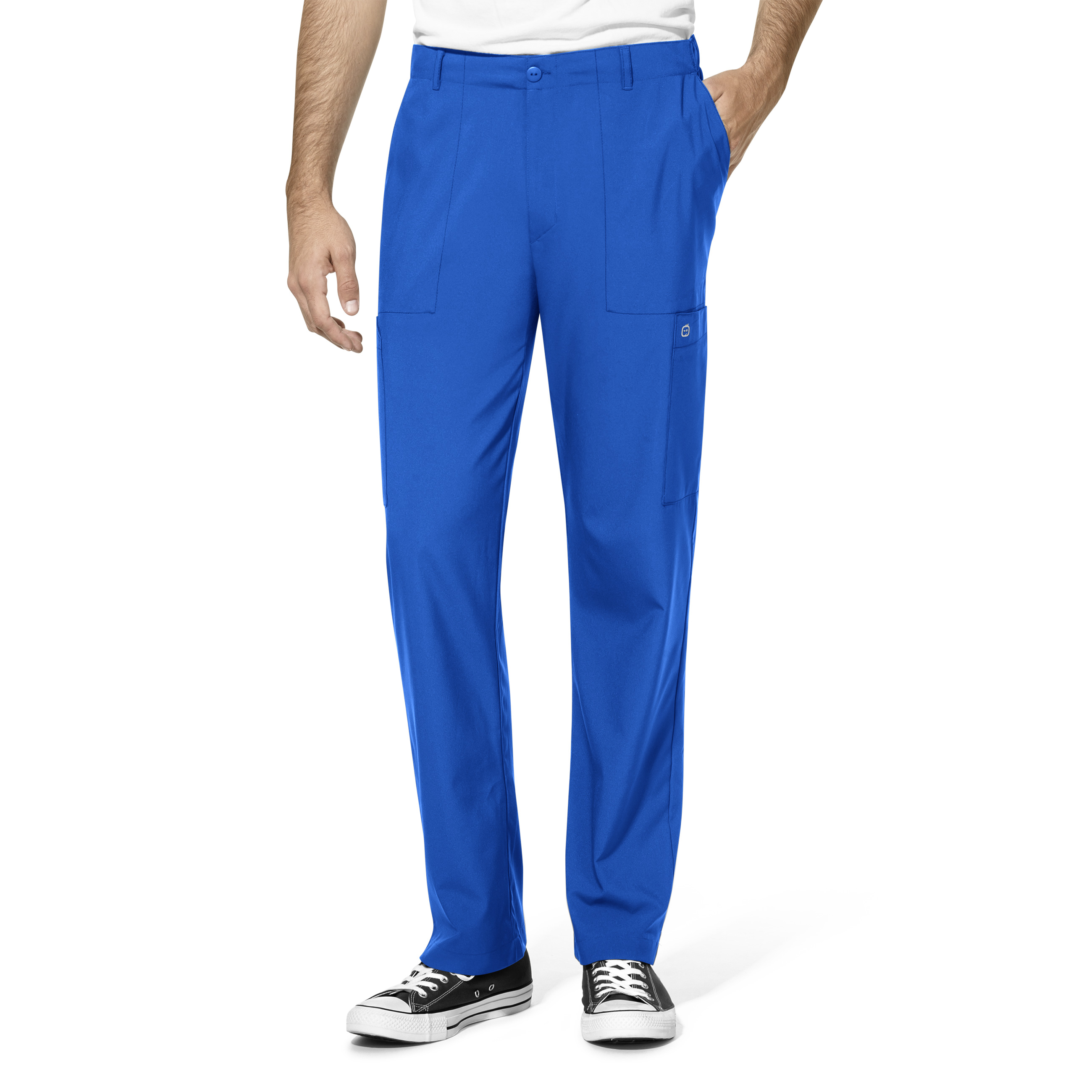 WonderWink W123 Men's Flat Front Cargo Pant - 5355