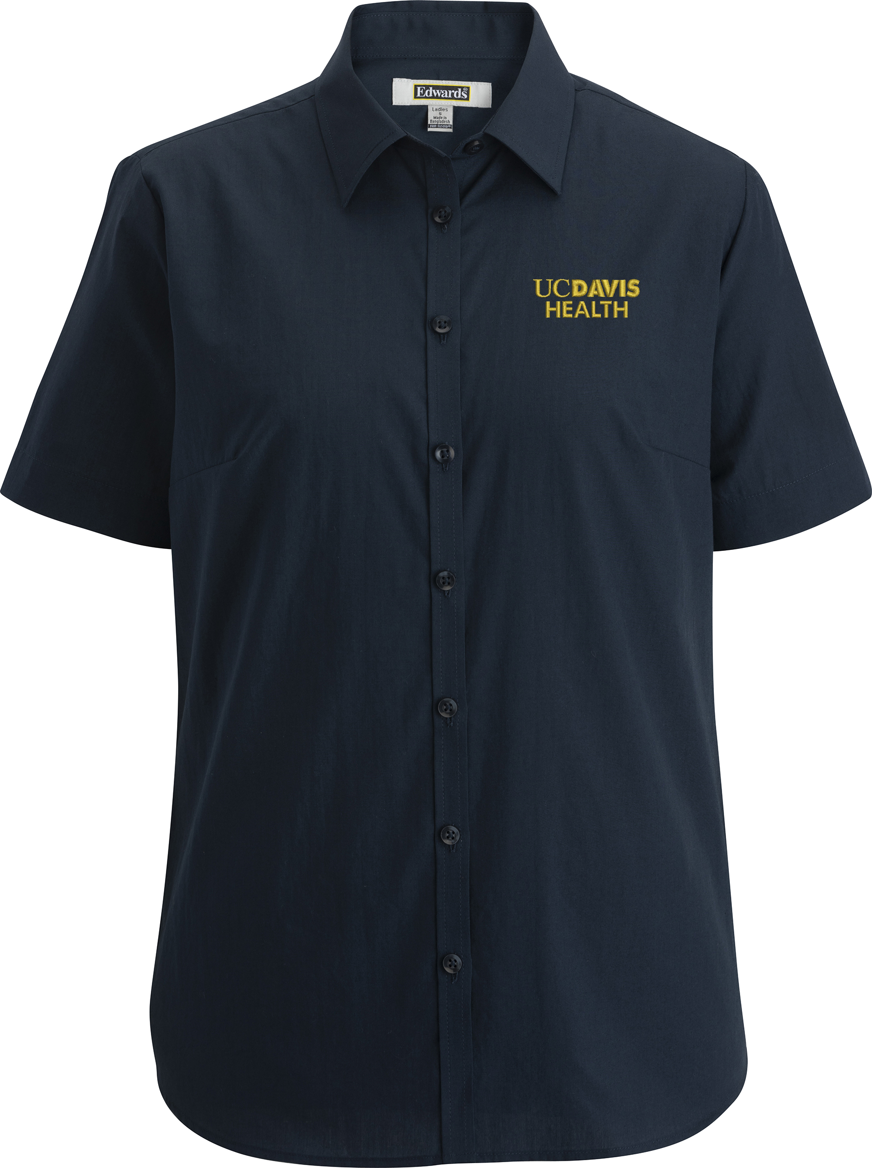 Ladies Essential Broadcloth Shirt Short Sleeve 5356
