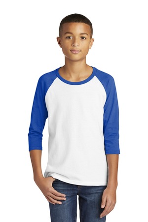 Gildan  Heavy Cotton  Youth 3/4-Sleeve Raglan T-Shirt. 5700B