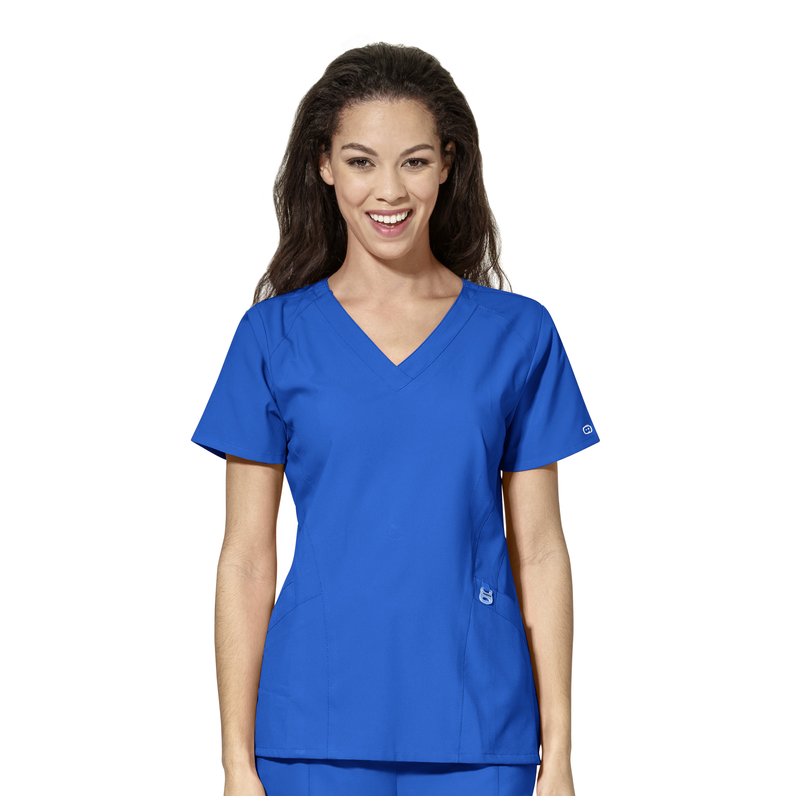 WonderWink W123 Women's Stylized V-Neck Top - 6155