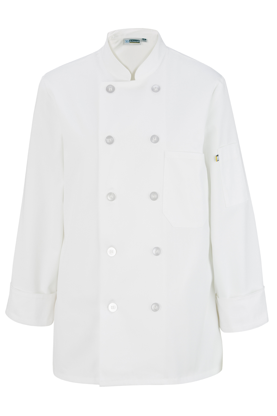 Ladies' 10 Button Long Sleeve Chef Coat 6301