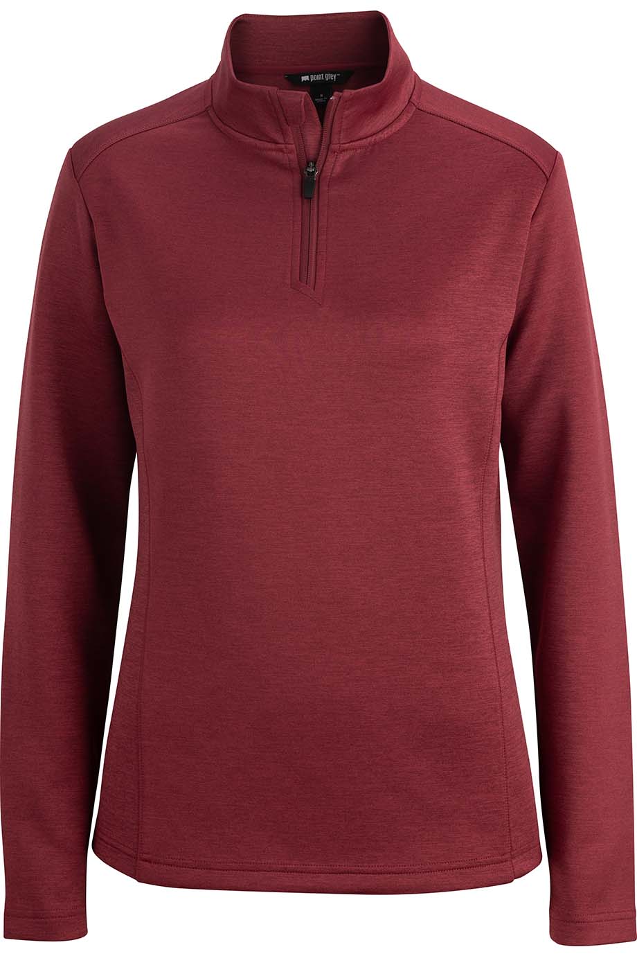 Edwards Point Grey Ladies Quarter Zip 6482