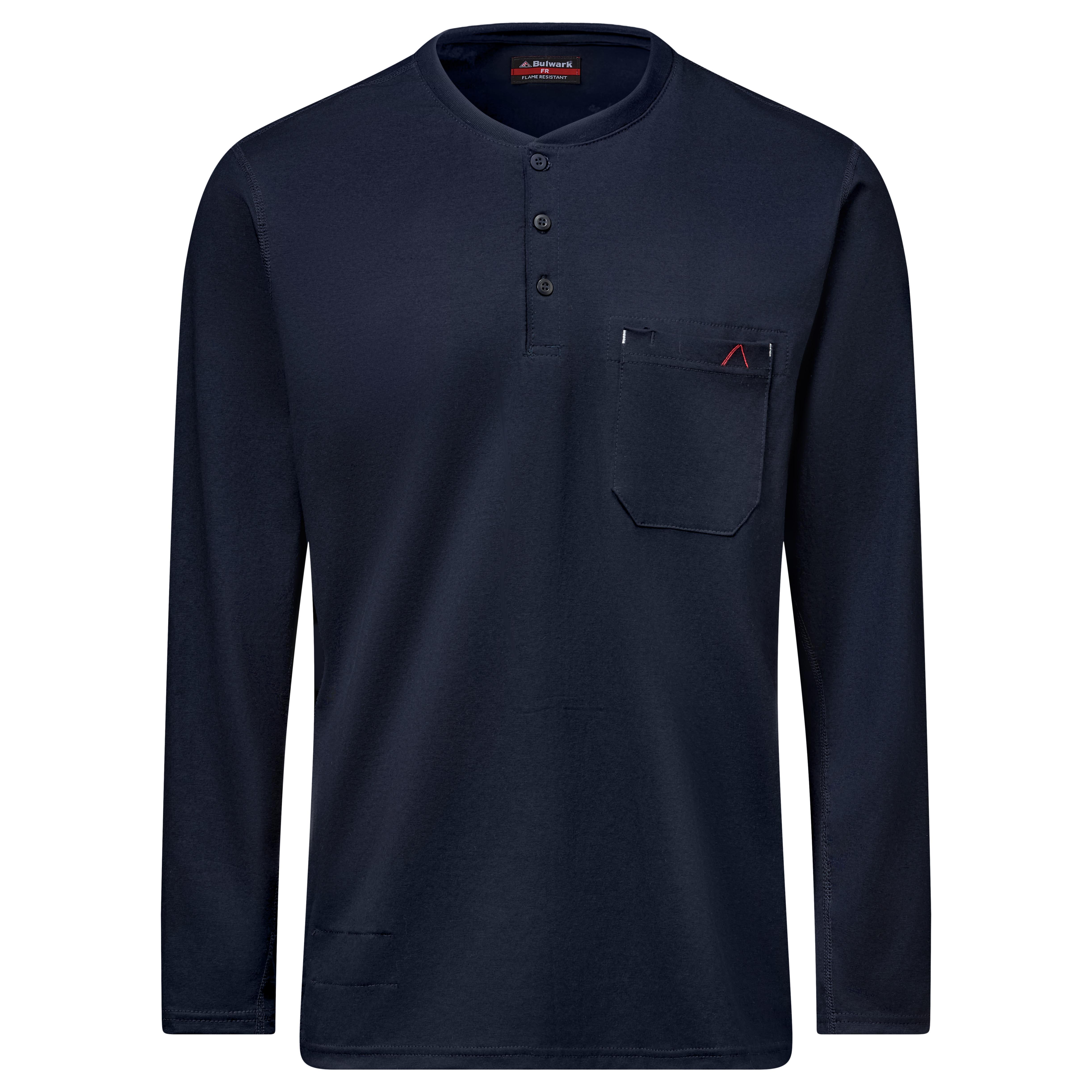 Bulwark® Men's Flex Knit Industrial Henley - STL6NV