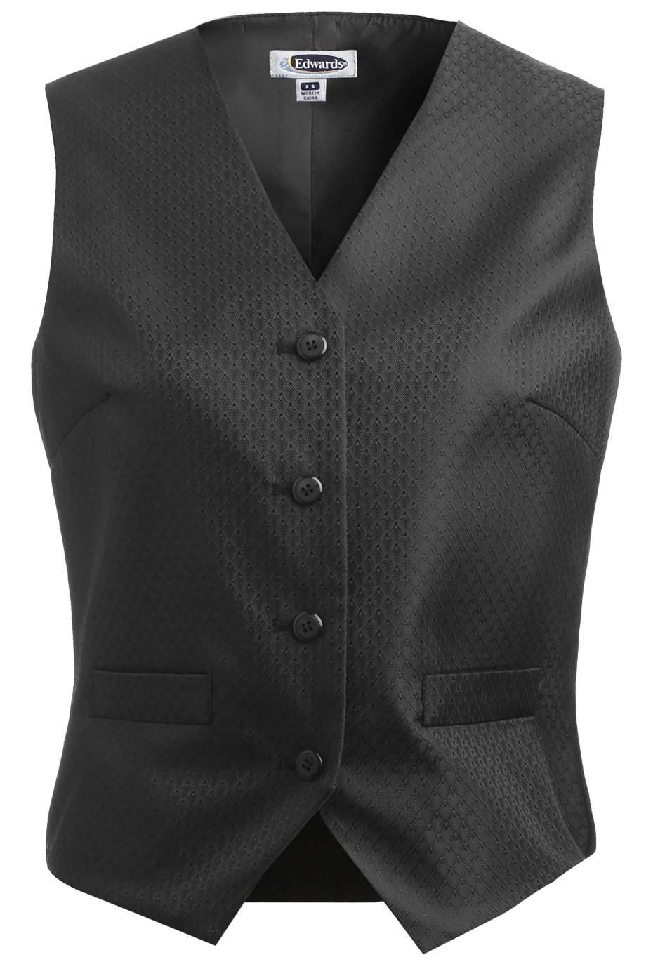 Ladies' Diamond Brocade Vest 7390