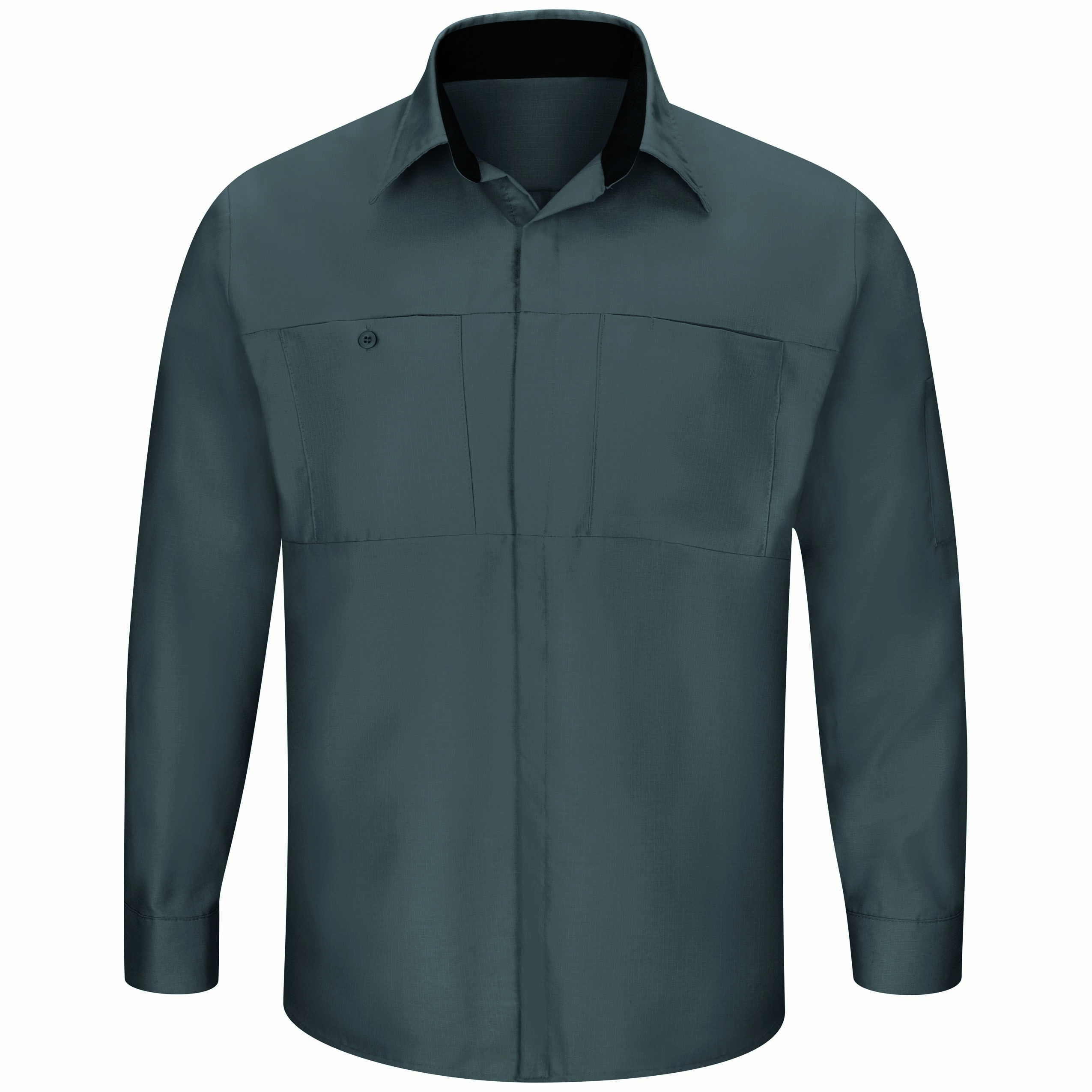 Men's Long Sleeve Performance Plus Shop Shirt with OilBlok Technology SY32CB
