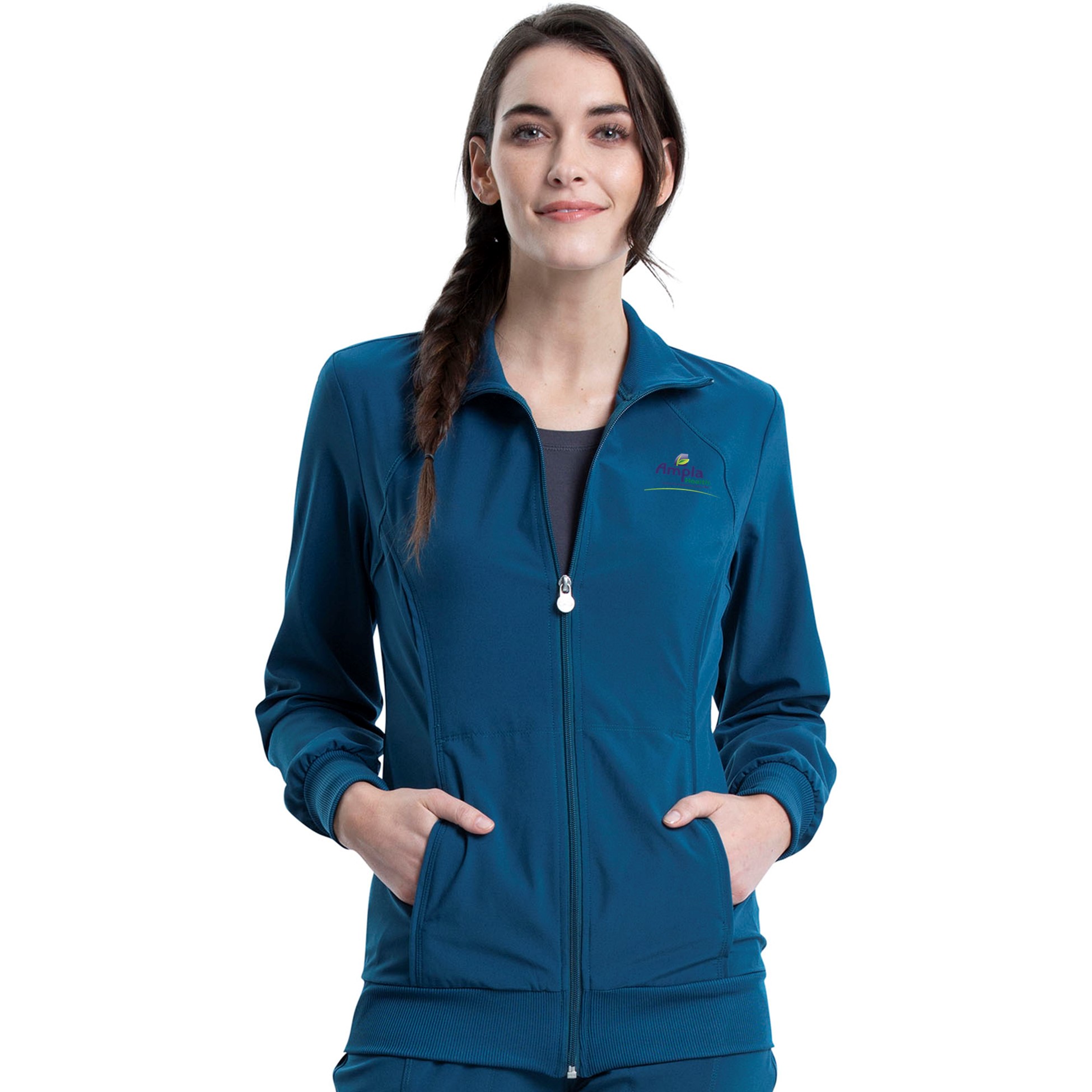 Cherokee Zip Front Warm-Up Jacket 2391A