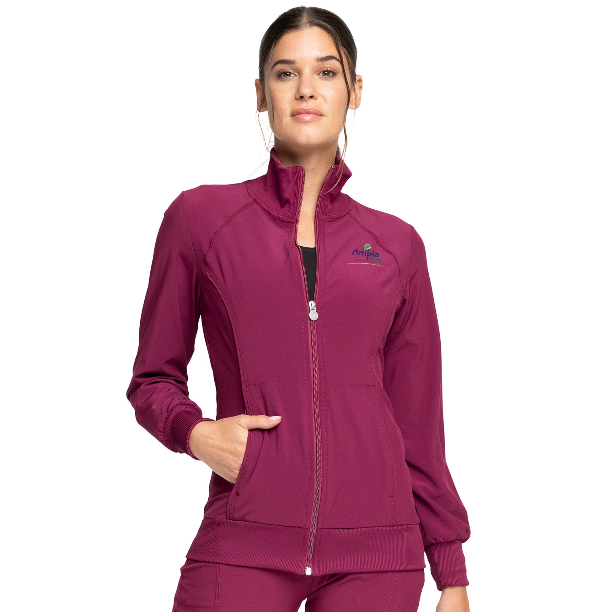 Cherokee Zip Front Warm-Up Jacket 2391A