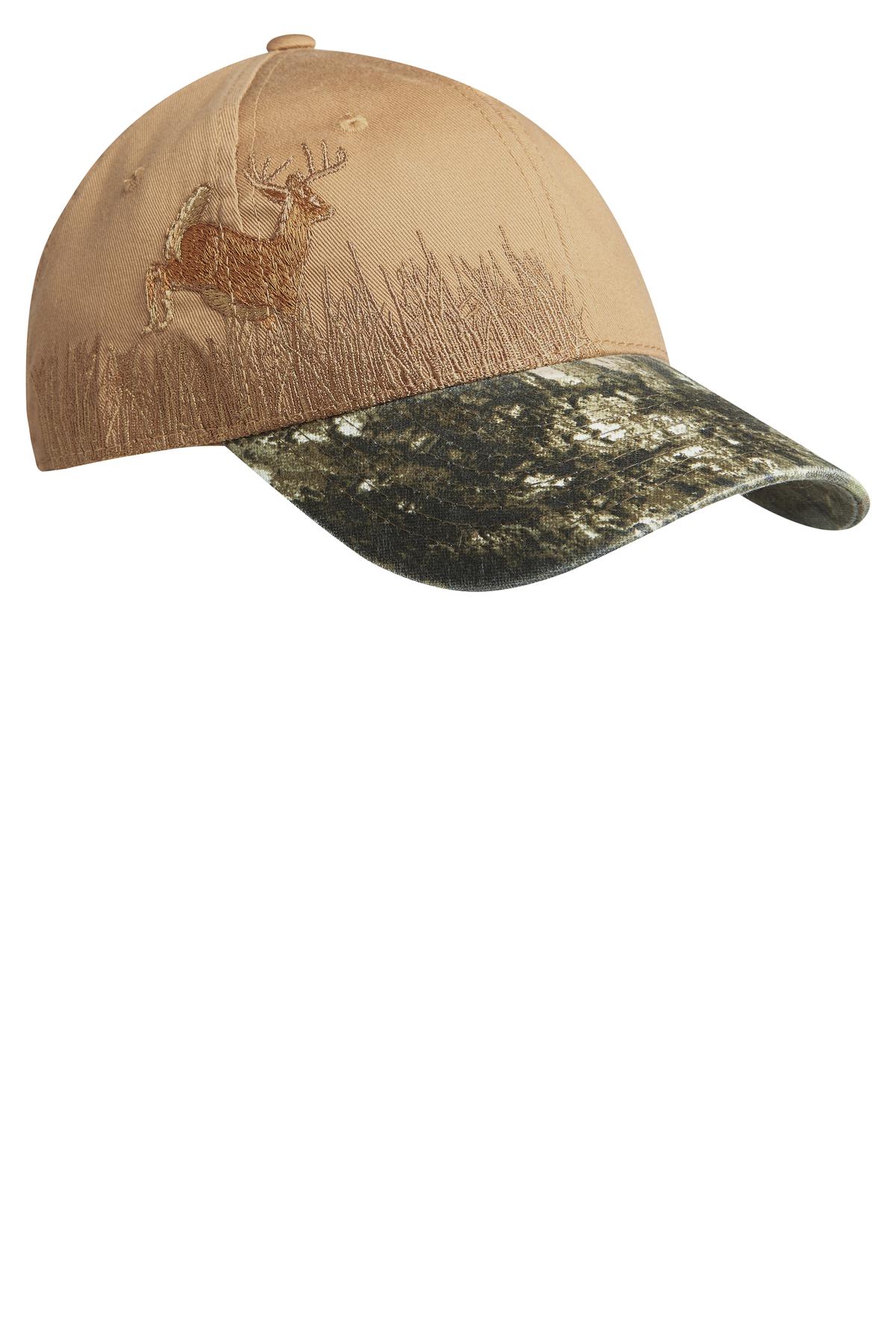 Port Authority Embroidered Camouflage Cap. C820
