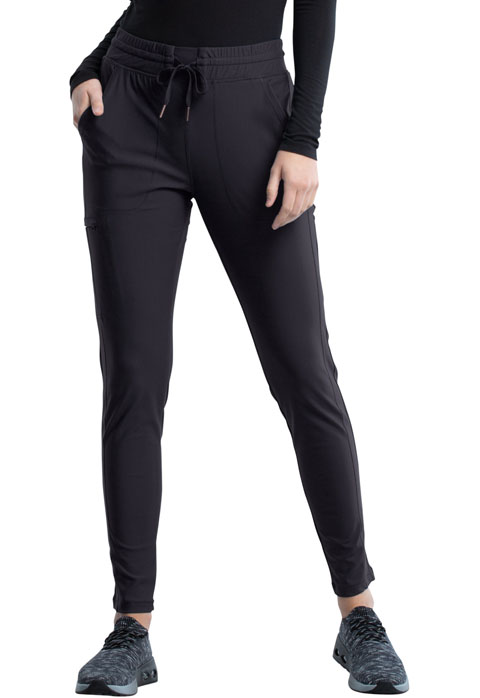 Cherokee Form Mid Rise Tapered Leg Drawstring Pant - CK095T