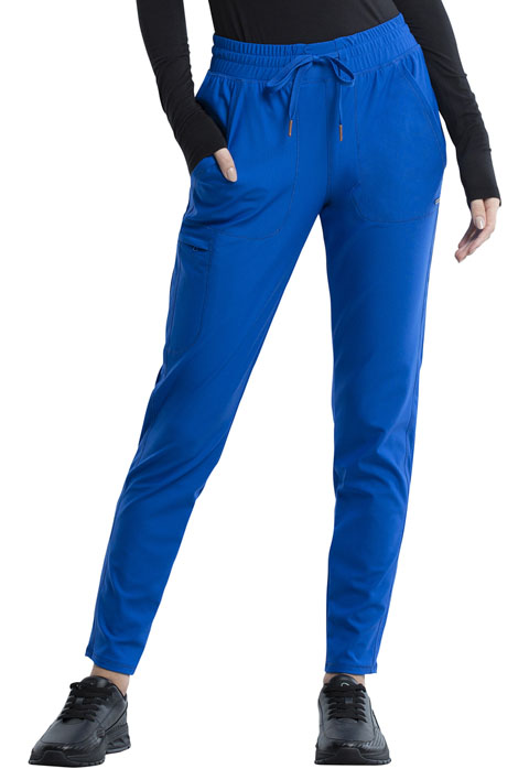 Cherokee Form Mid Rise Tapered Leg Drawstring Pant - CK095