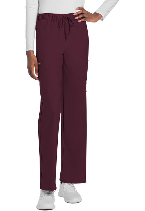 Cherokee Unisex Mid Rise Drawstring Straight Pant - CK280AS