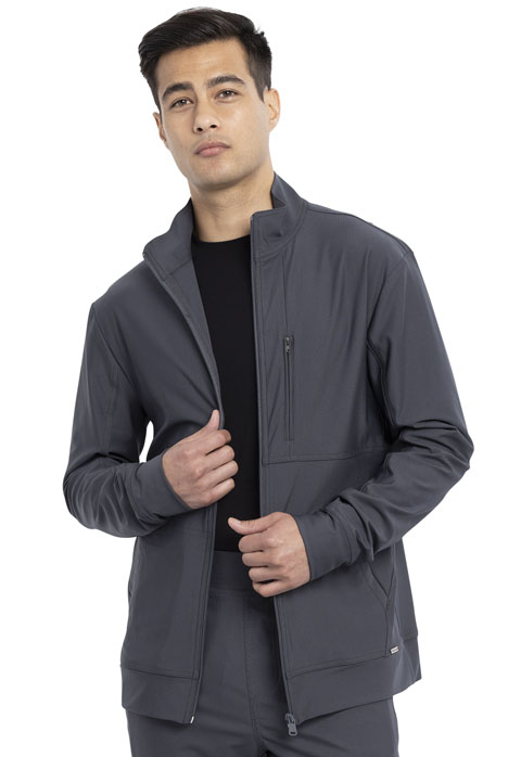 Cherokee Form Men's Zip Front Jacket - CK399