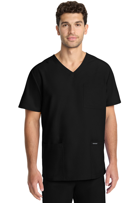 Cherokee Ultra Men's 3-Pocket V-Neck Top - CK783A