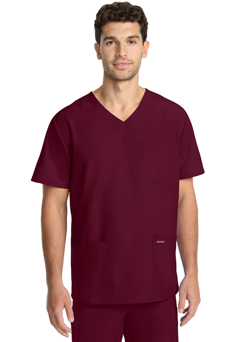 Cherokee Men's 3-Pocket V-Neck Top - CK783A