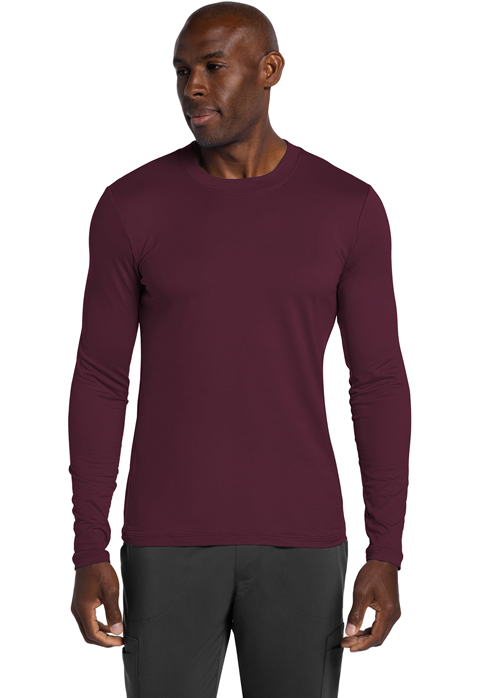 Cherokee Basics Men's Long Sleeve Underscrub Knit Tee - CK807