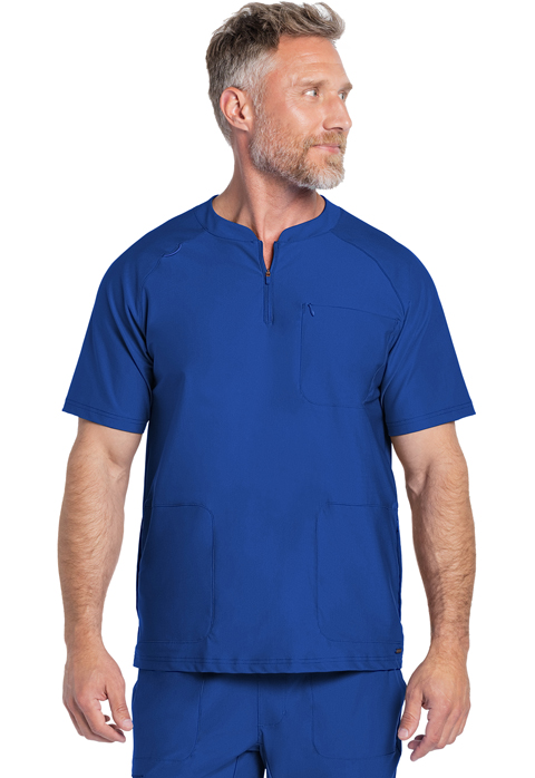 Cherokee Form Men's Quarter Zip Henley Top - CK812