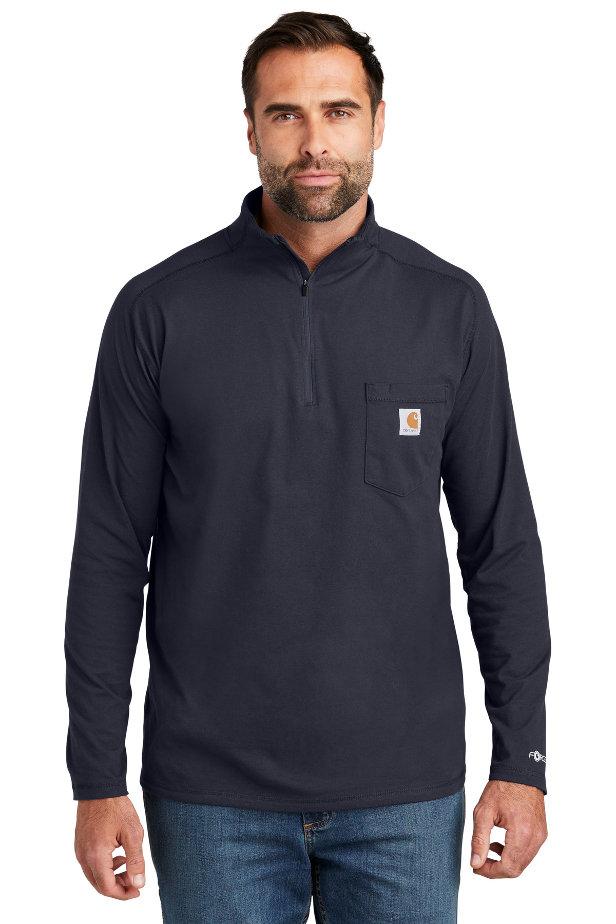 Carhartt Force Quarter Zip Long Sleeve T-Shirt CT106660