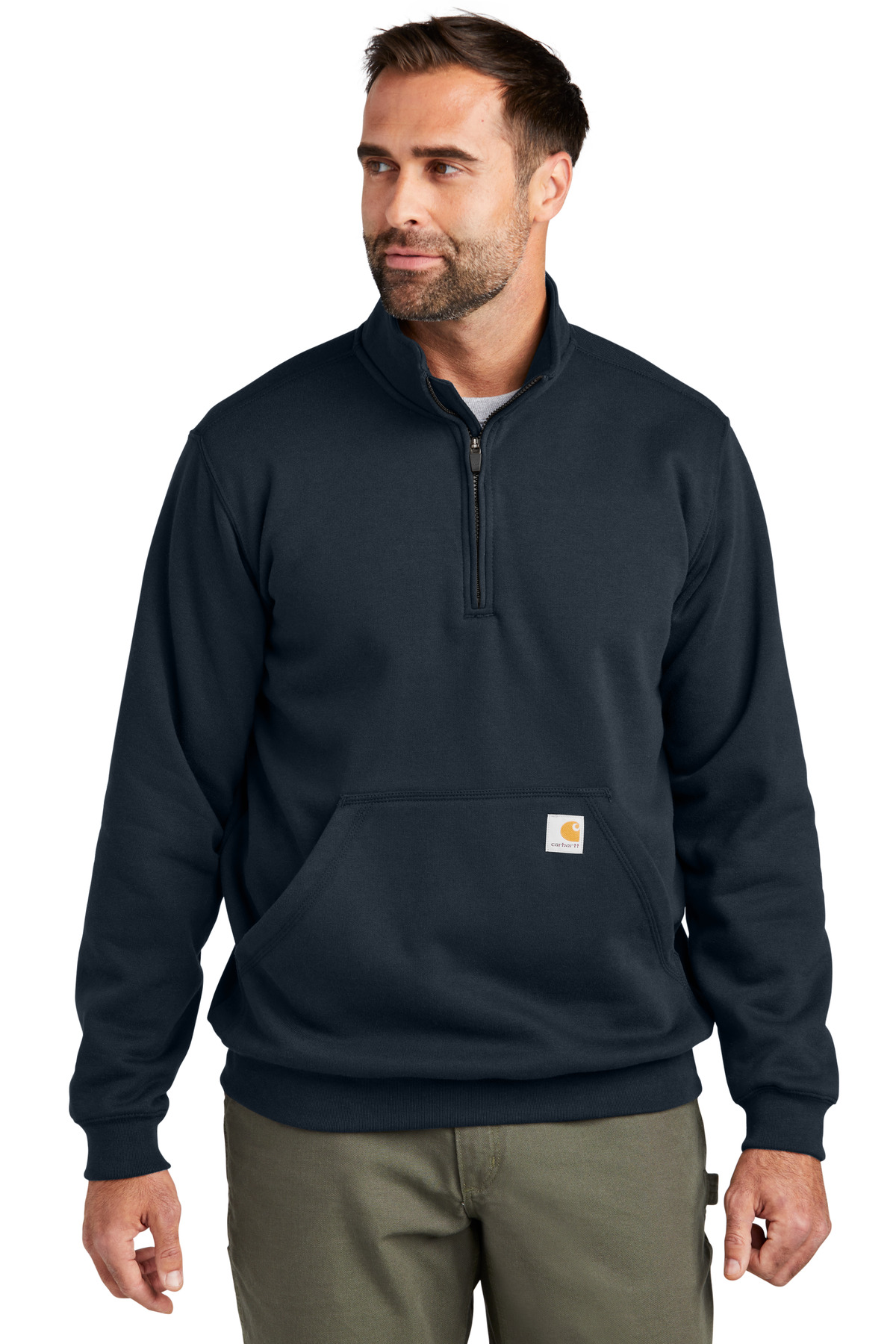 Carhartt Midweight Quarter Zip Mock Neck Sweatshirt CT105294