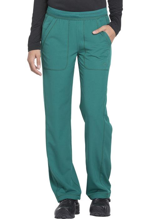 Mid Rise Straight Leg Pull-on Pant