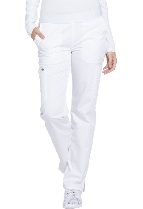 Mid Rise Tapered Leg Pull-on Pant