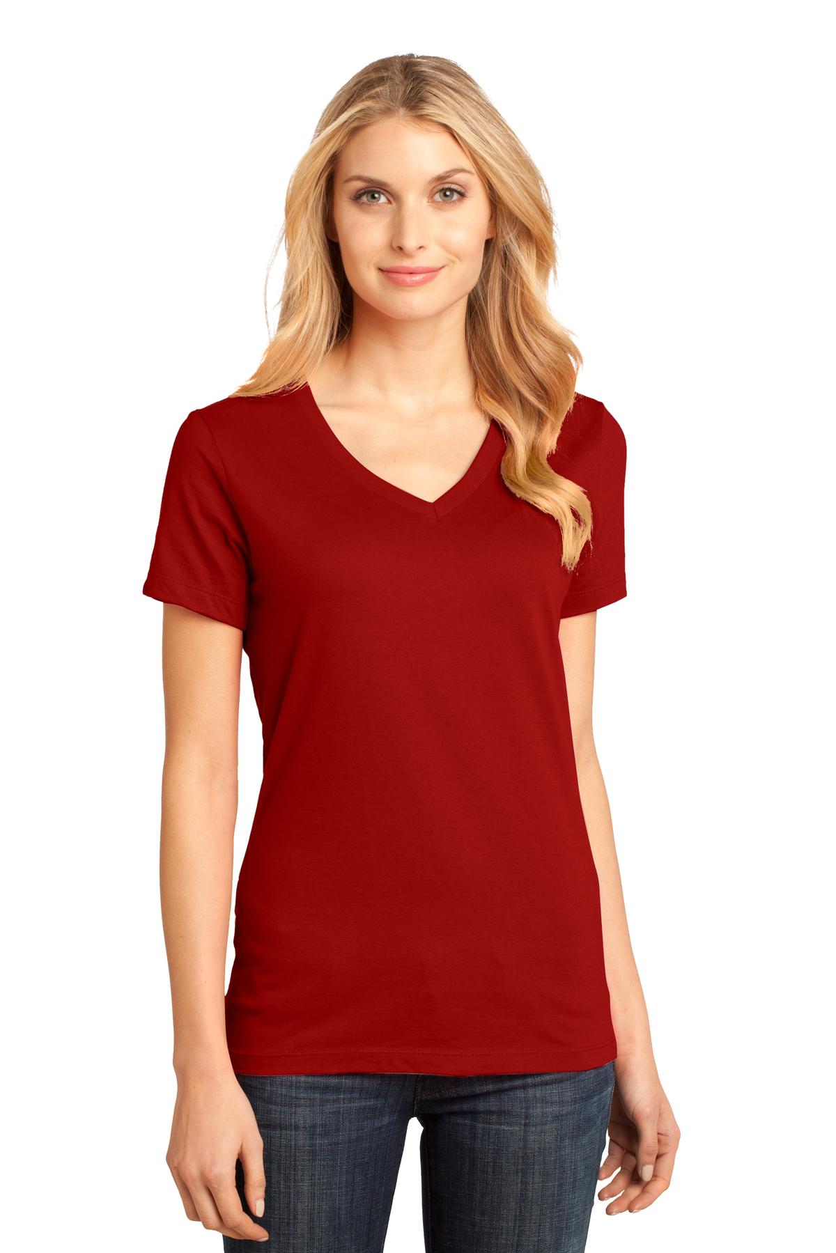 District - Women's Perfect Weight V-Neck Tee DM1170L