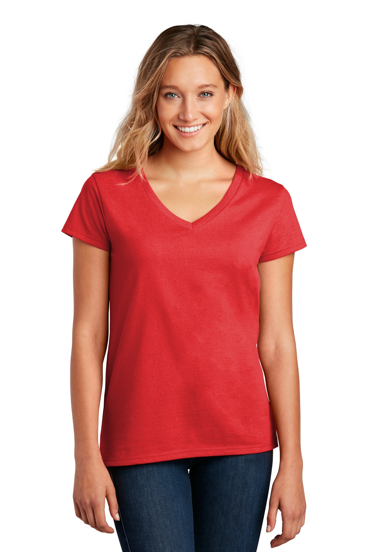 District Womens Re-Tee V-Neck DT8001