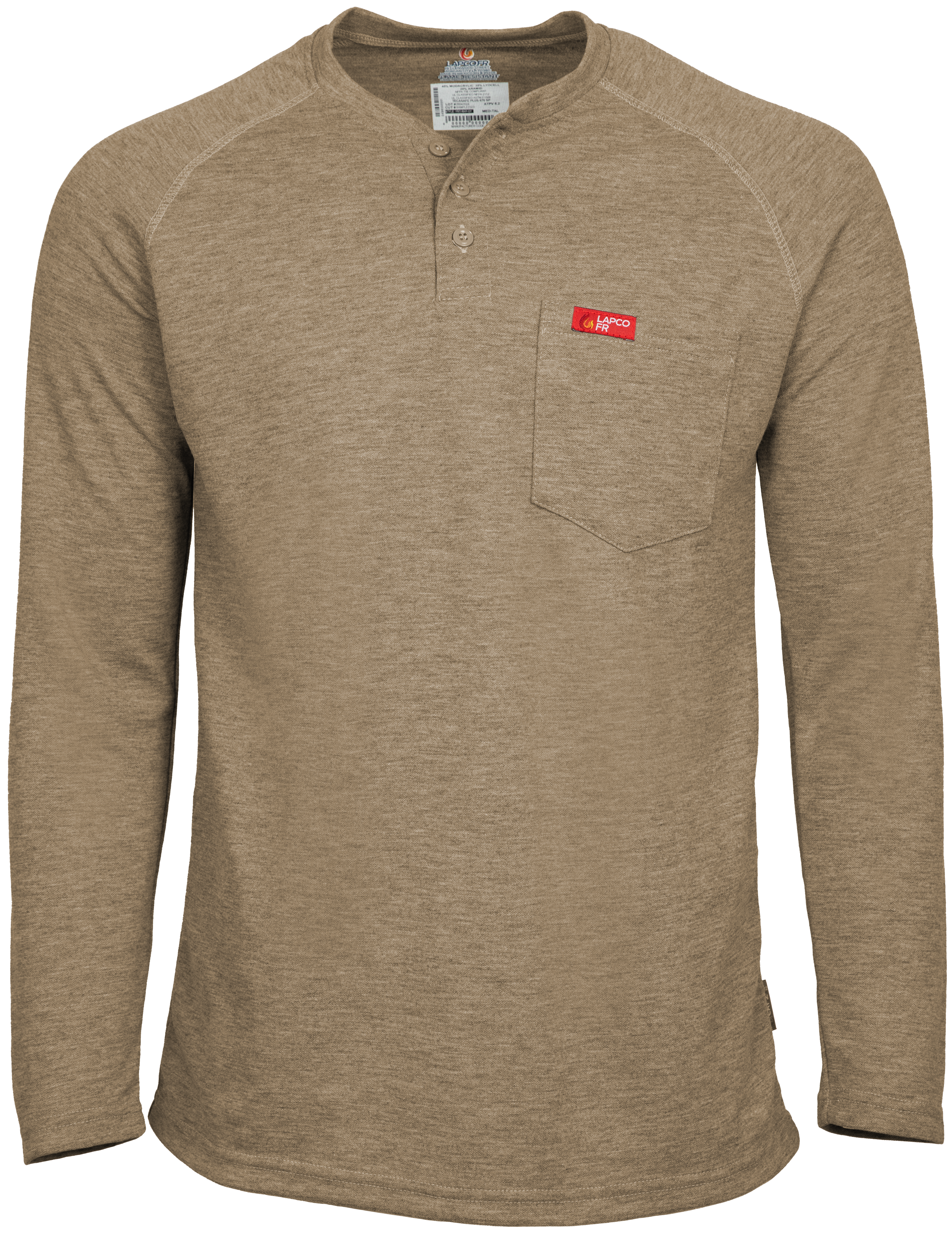 LAPCO FR - Raglan Henley Shirt FRT-RHP