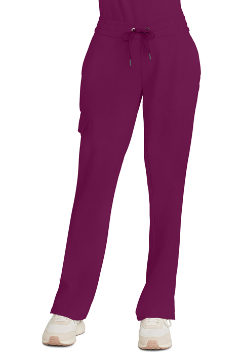 Healing Hands QUEST Mid Rise Drawstring Straight Leg Petite - HH153P