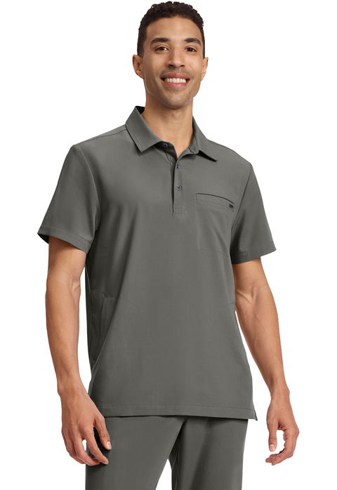 Healing Hands Men's 3-Pocket Polo Collar Top - HH759