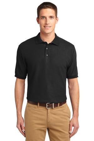 Black - Silk Touch Polo. K500