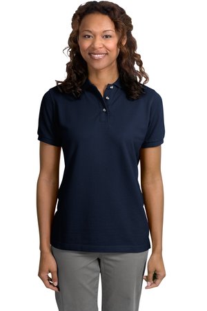 Port Authority - Ladies Pique Knit Polo. L420