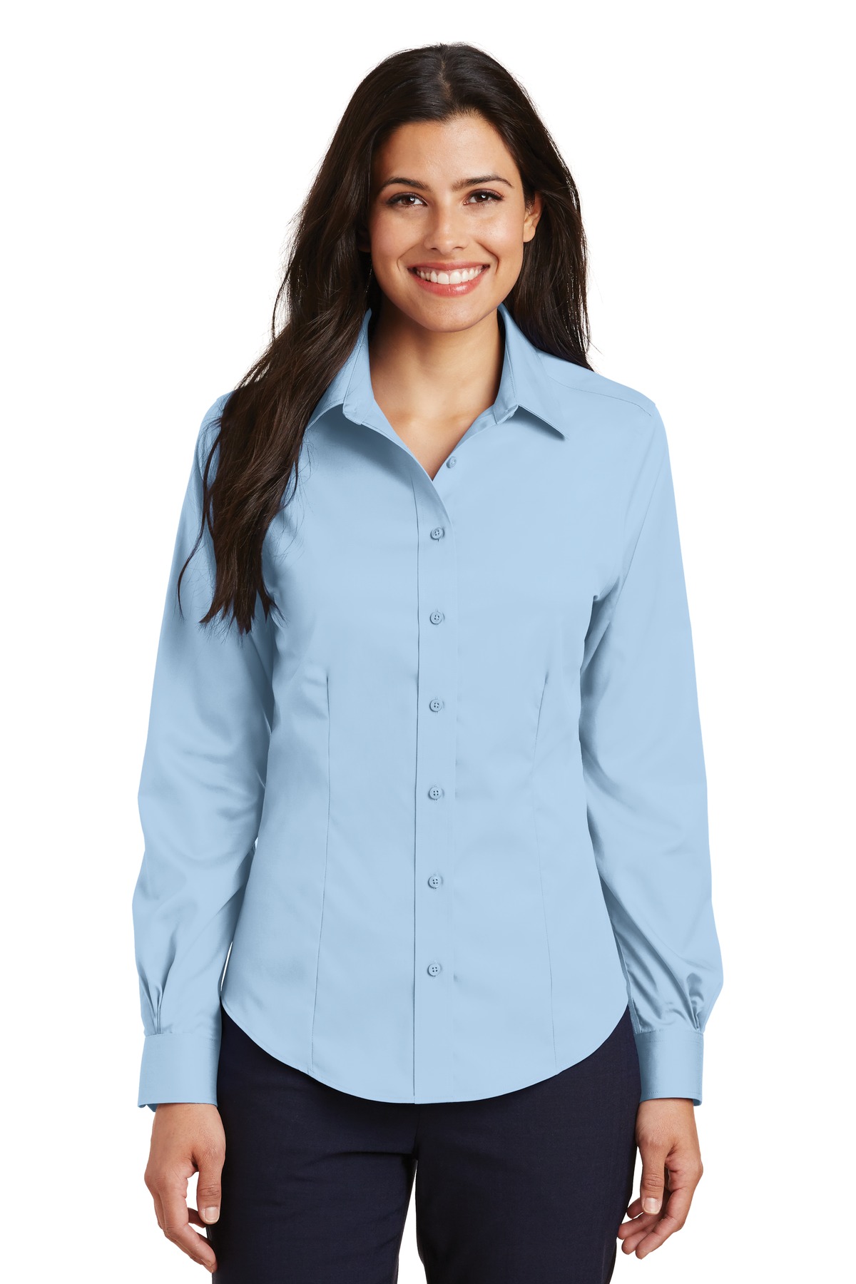 Port Authority Ladies Non-Iron Twill Shirt.  L638