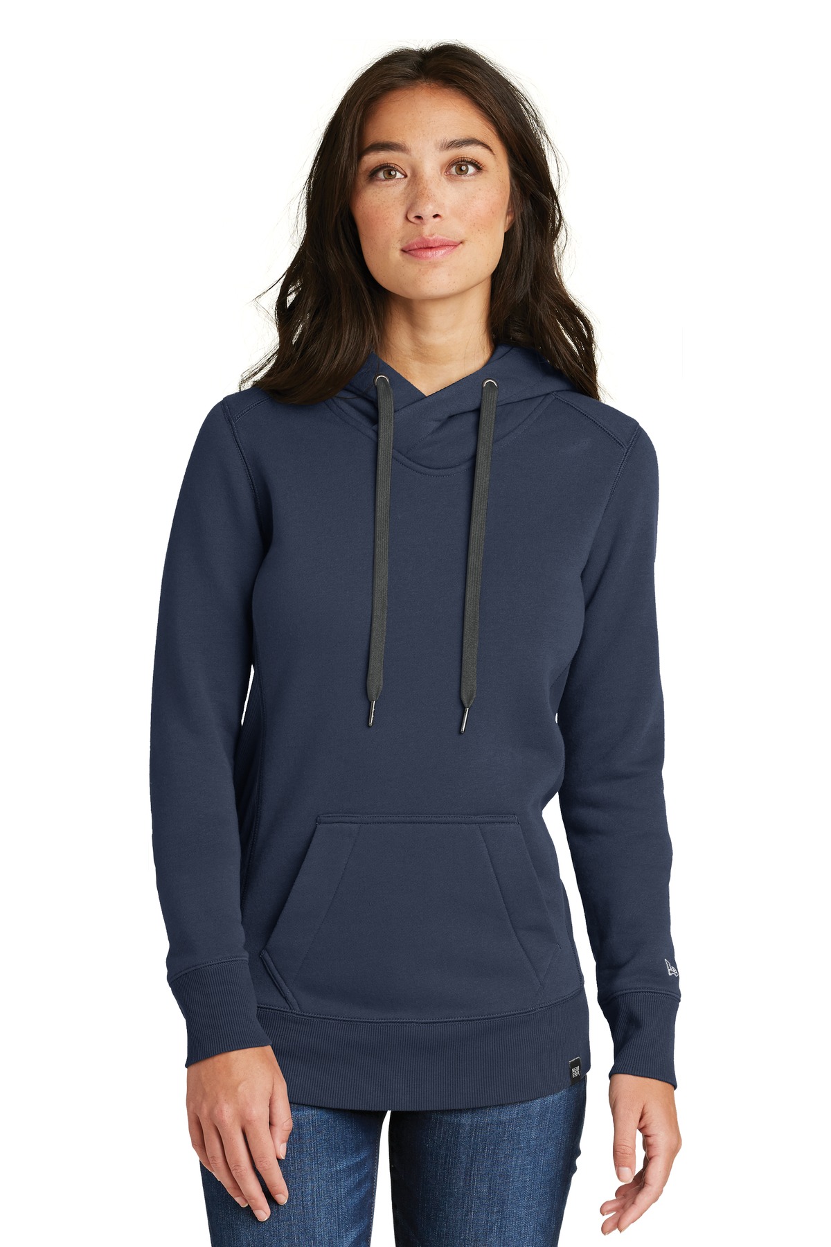 New Era  Ladies French Terry Pullover Hoodie. LNEA500