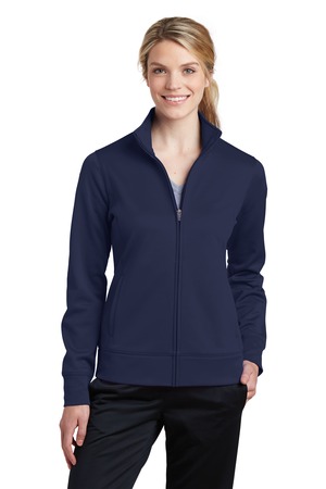 Sport-Tek Ladies Sport-Wick Fleece Full-Zip Jacket. LST241