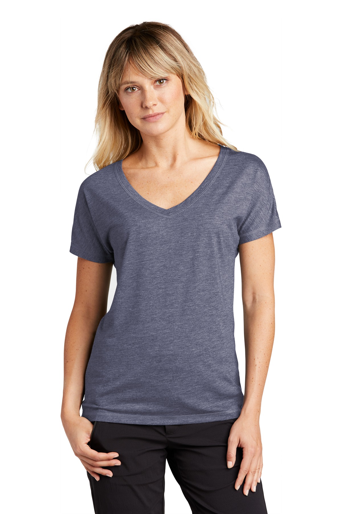 Sport-Tek  Ladies PosiCharge  Tri-Blend Wicking Dolman Tee. LST401