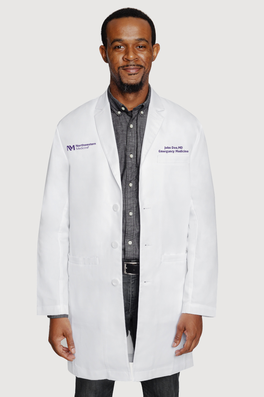 Men's Physician Long Lab Coat