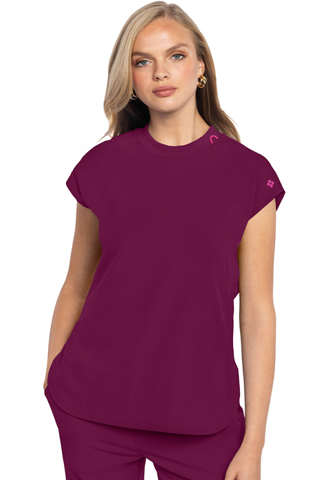 Med Couture AMP Round Neck Tuckable Top - MC703