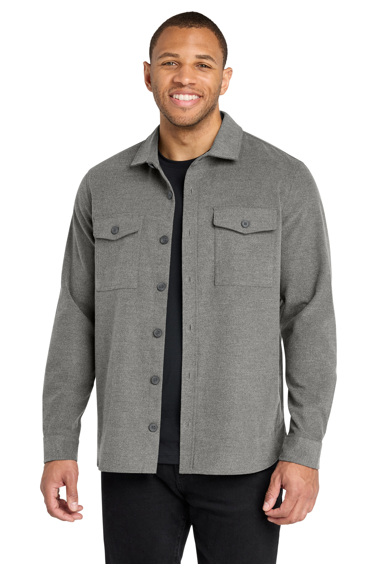 Mercer and Mettle Long Sleeve Twill Overshirt MM2020