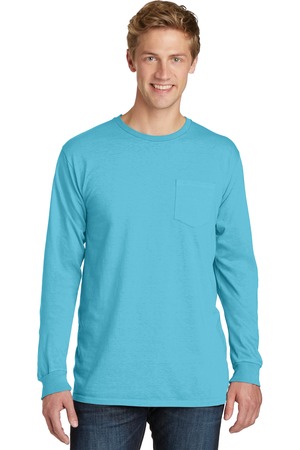 Port & Company Beach Wash Garment-Dyed Long Sleeve Pocket Tee  PC099LSP
