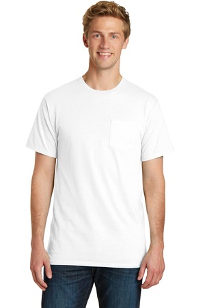 Port and Company Essential Pigment-Dyed PocketTee. PC099P