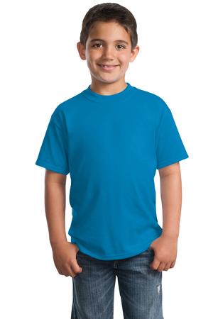 Port and Company - Youth 50-50 Cotton-Poly T-Shirt. PC55Y