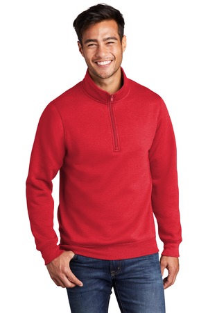 Port & Company Core Fleece 1/4-Zip Pullover Sweatshirt PC78Q