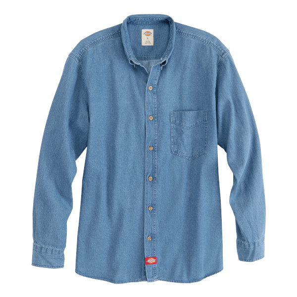 LONG-SLV BUTTON-DOWN DENIM SHRT SB WL30SB