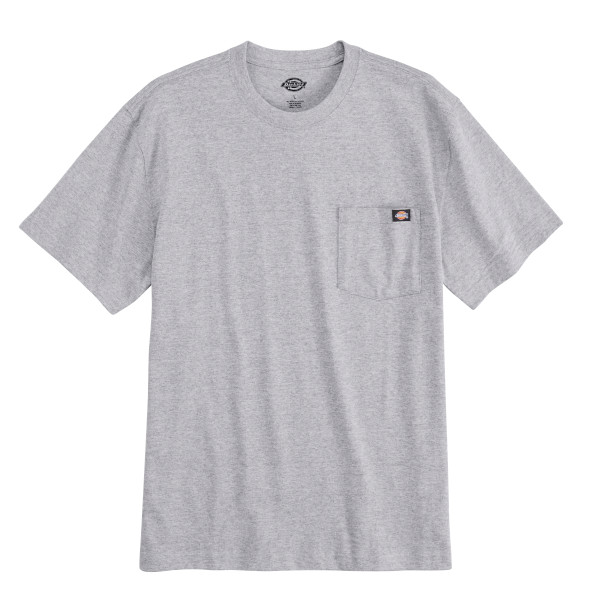 M DICKIES HVY WGHT SS TEE HTHR GREY WS50HG