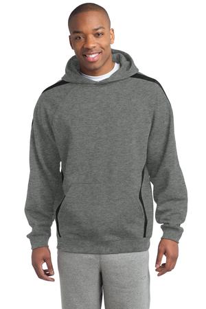 Sport-Tek - Sleeve Stripe Pullover Hooded Sweatshirt. ST265